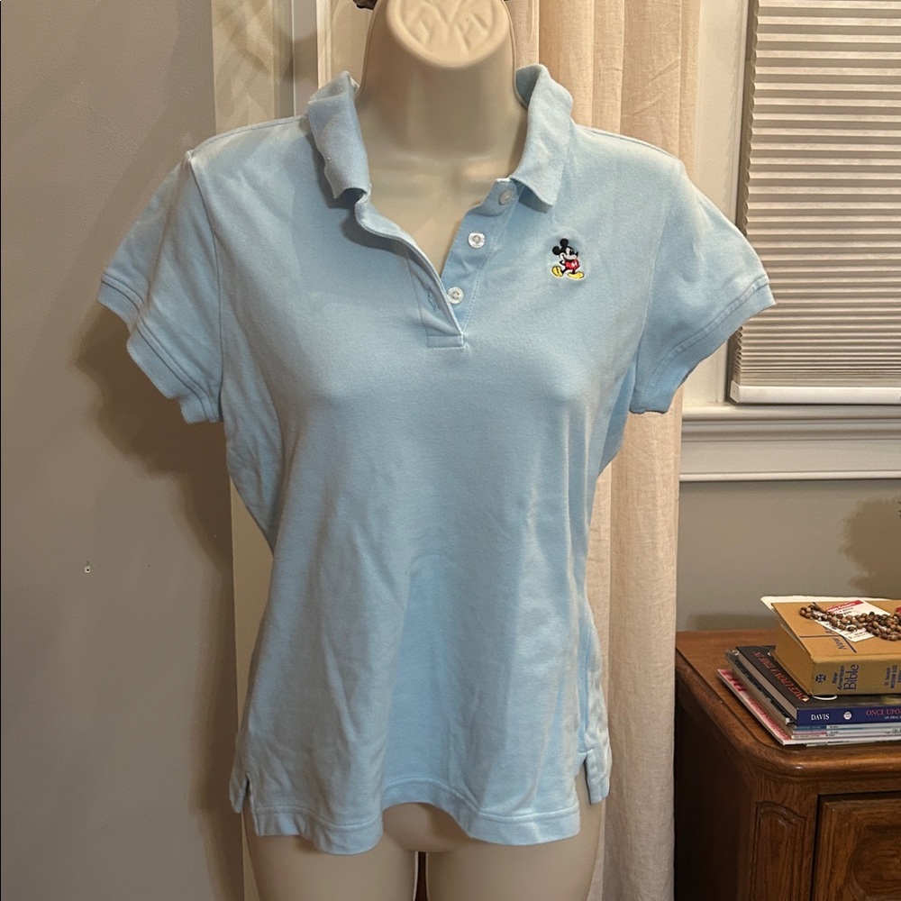 Disney Sky Blue Mickey Mouse Polo Shirt